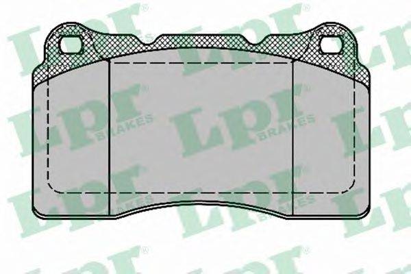Комплект гальмівних колодок, дискове гальмо