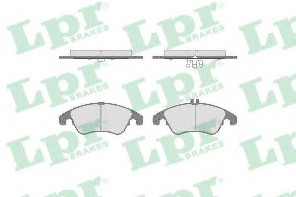 Комплект гальмівних колодок, дискове гальмо