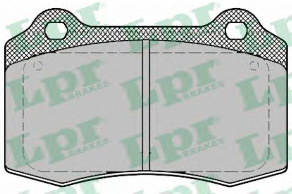 Комплект гальмівних колодок, дискове гальмо