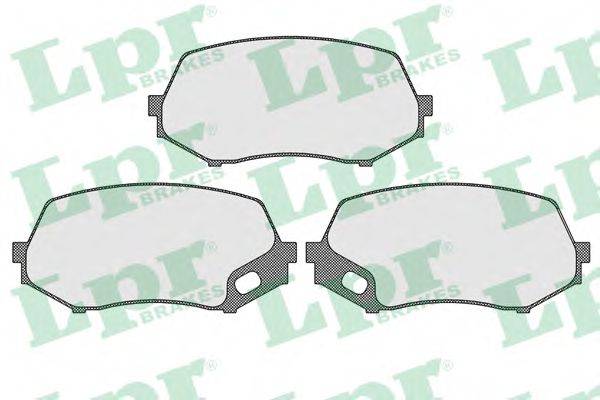 Комплект гальмівних колодок, дискове гальмо