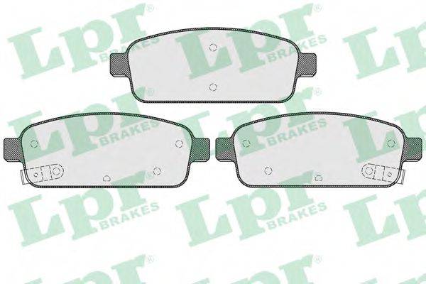 Комплект гальмівних колодок, дискове гальмо