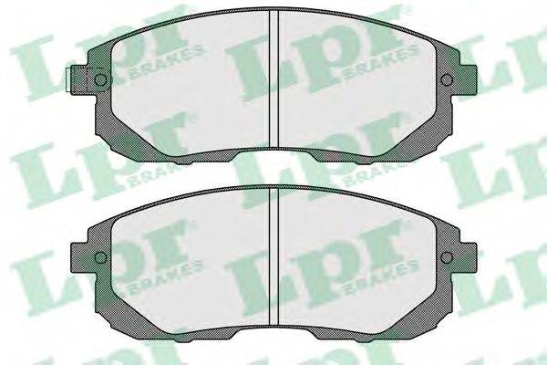 Комплект гальмівних колодок, дискове гальмо