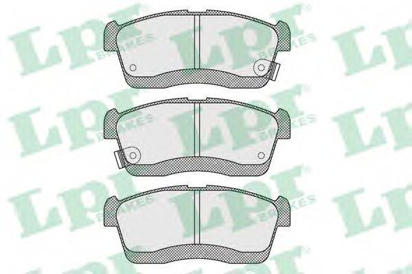 Комплект гальмівних колодок, дискове гальмо