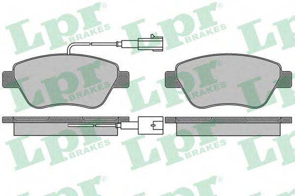 Комплект гальмівних колодок, дискове гальмо