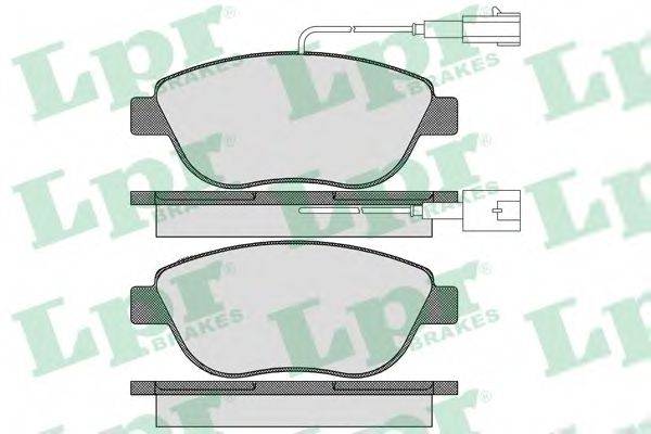 Комплект гальмівних колодок, дискове гальмо