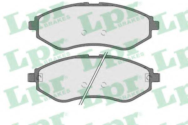 Комплект гальмівних колодок, дискове гальмо
