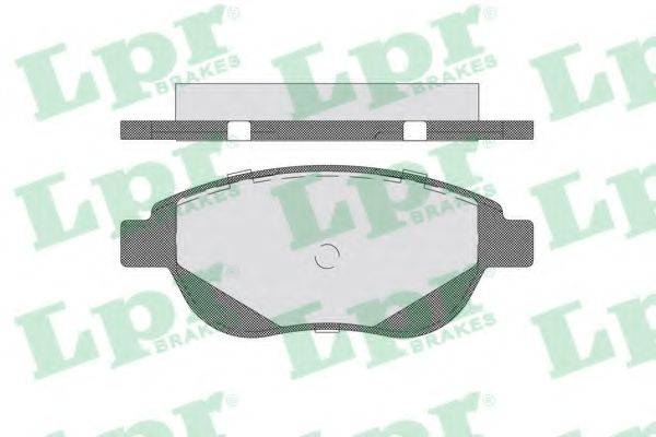 Комплект гальмівних колодок, дискове гальмо