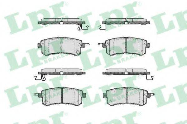 Комплект гальмівних колодок, дискове гальмо