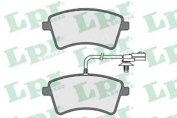 Комплект гальмівних колодок, дискове гальмо
