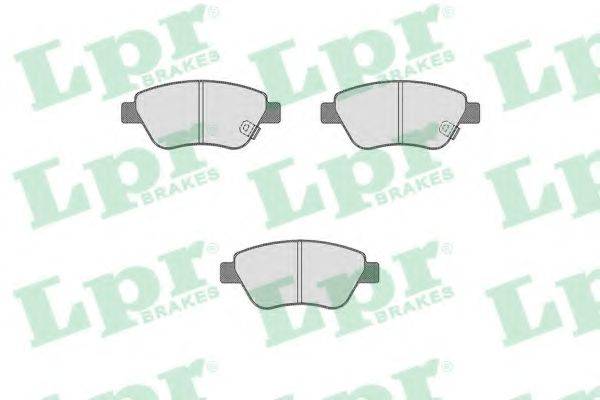 Комплект гальмівних колодок, дискове гальмо