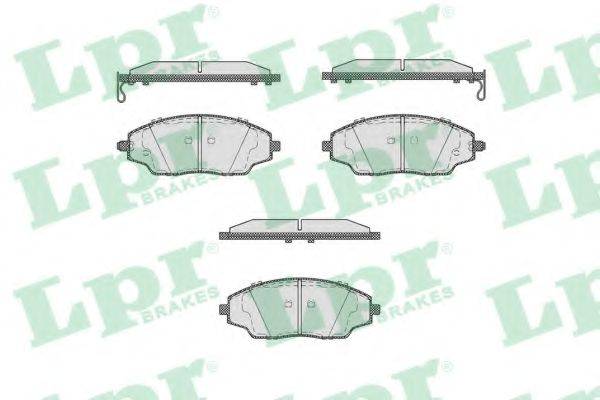 Комплект гальмівних колодок, дискове гальмо