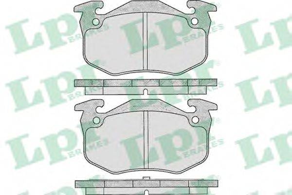 Комплект гальмівних колодок, дискове гальмо