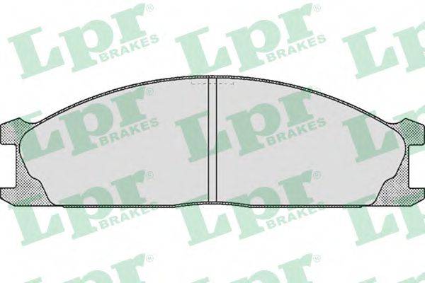 Комплект гальмівних колодок, дискове гальмо
