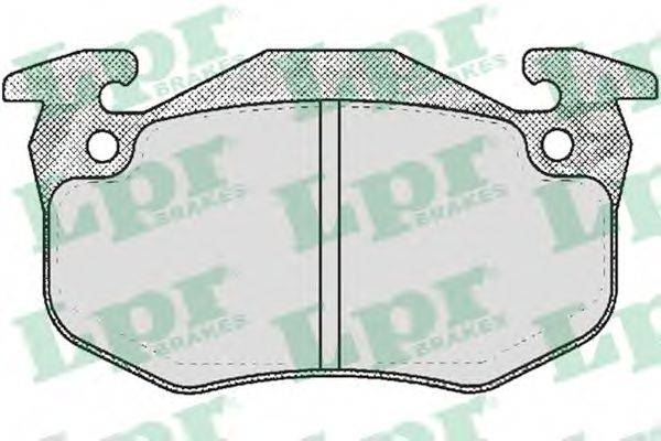 Комплект гальмівних колодок, дискове гальмо