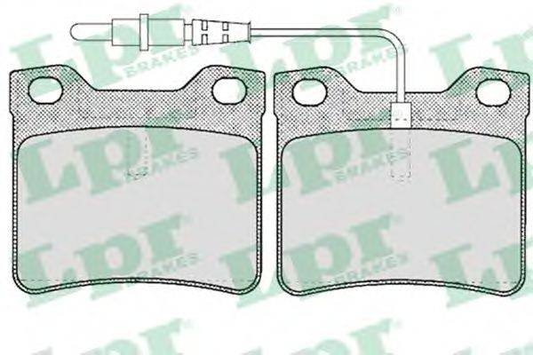 Комплект гальмівних колодок, дискове гальмо