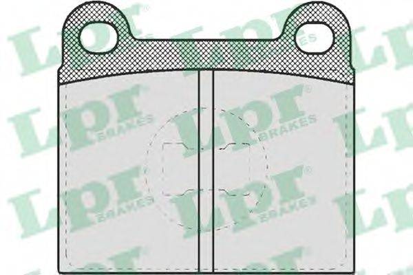 Комплект гальмівних колодок, дискове гальмо