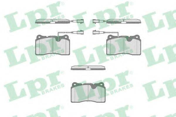 Комплект гальмівних колодок, дискове гальмо