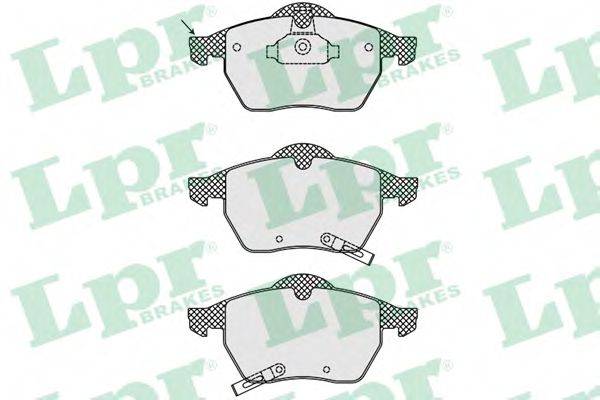 Комплект гальмівних колодок, дискове гальмо