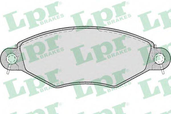 Комплект гальмівних колодок, дискове гальмо