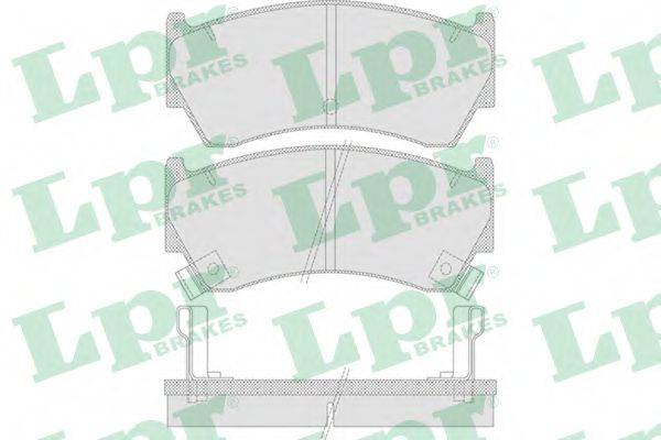 Комплект гальмівних колодок, дискове гальмо