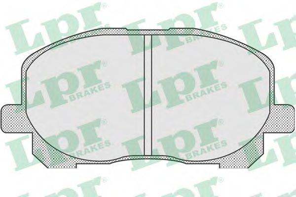 Комплект гальмівних колодок, дискове гальмо