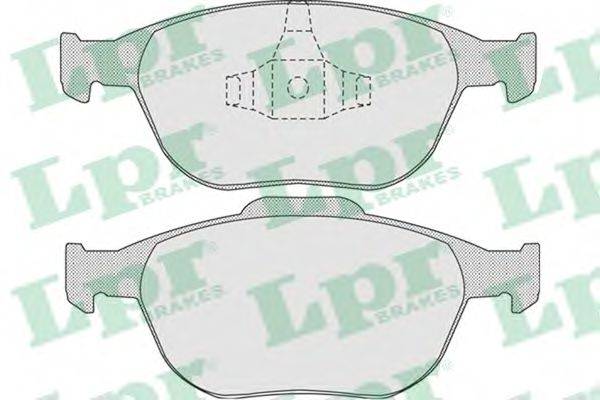 Комплект гальмівних колодок, дискове гальмо