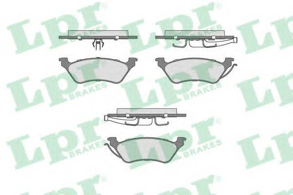 Комплект гальмівних колодок, дискове гальмо