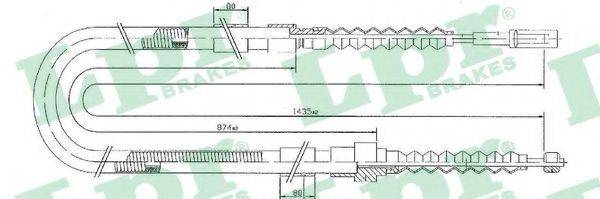 Трос, стоянкова гальмівна система
