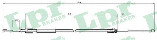 Трос, стоянкова гальмівна система