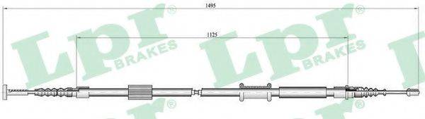 Трос, стоянкова гальмівна система
