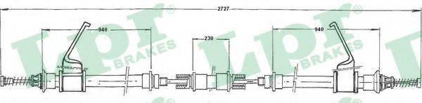 Трос, стоянкова гальмівна система