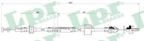 Трос, управління зчепленням