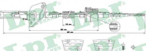 Трос, управління зчепленням