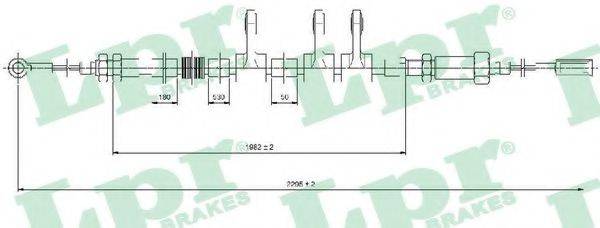 Трос, стоянкова гальмівна система