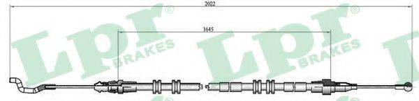 Трос, стоянкова гальмівна система