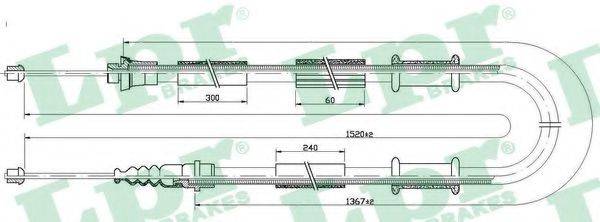 Трос, стоянкова гальмівна система