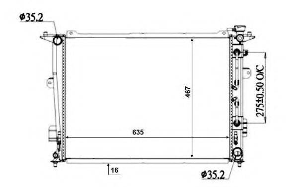 Радіатор, охолодження двигуна