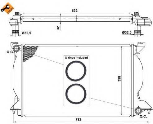 Радіатор, охолодження двигуна