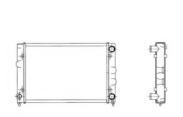 Радіатор, охолодження двигуна