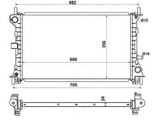 Радіатор, охолодження двигуна