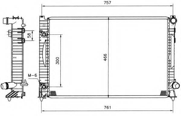 Радіатор, охолодження двигуна