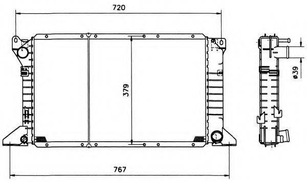 Радіатор, охолодження двигуна