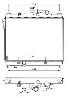 Радіатор, охолодження двигуна