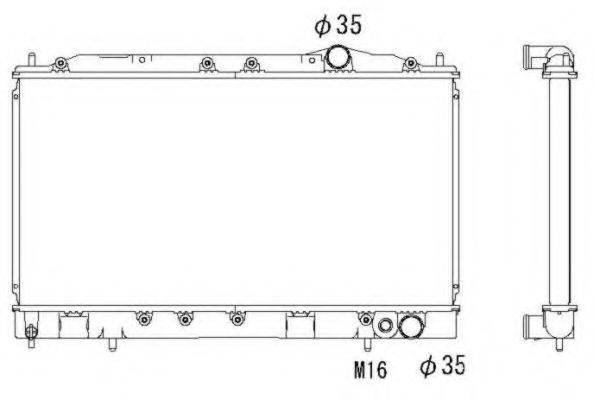 Радіатор, охолодження двигуна