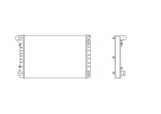 Радіатор, охолодження двигуна