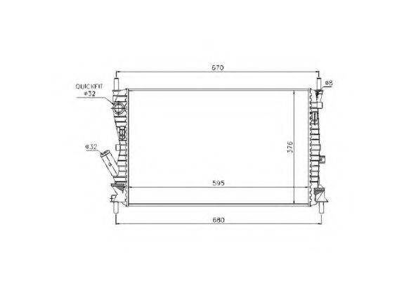 Радіатор, охолодження двигуна