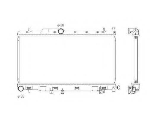 Радіатор, охолодження двигуна