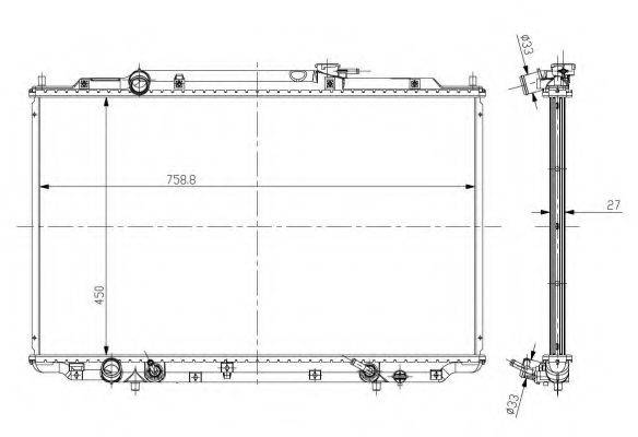 Радіатор, охолодження двигуна