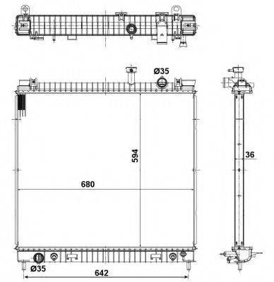 Радіатор, охолодження двигуна