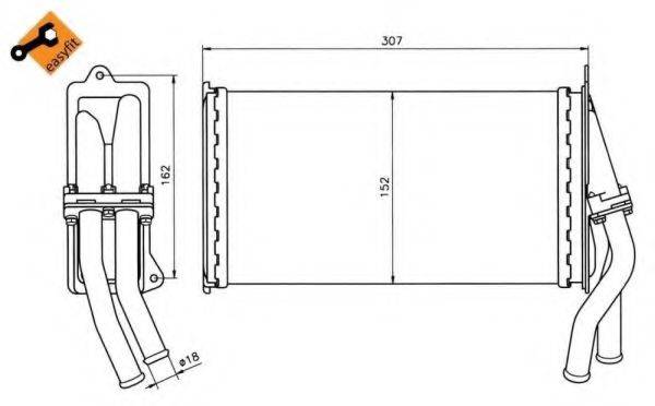 Теплообмінник, опалення салону